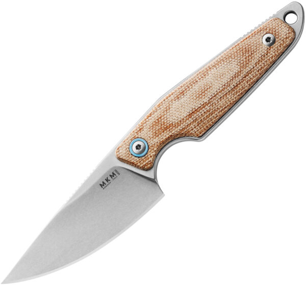MKM-Maniago Knife Makers Makro 1 Natural Micarta (2.88")