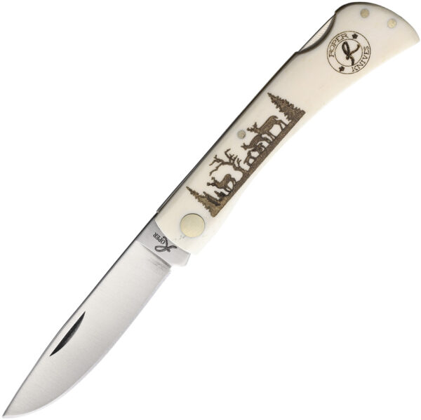 Roper Knives Mini Work Lockback Deer (2.75")
