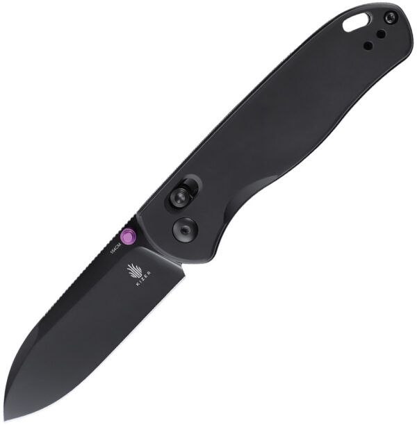 Kizer Cutlery Drop Bear Axis Lock Black (3")