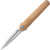 MKM-Maniago Knife Makers Flame Light Linerlock Natural (2.75")