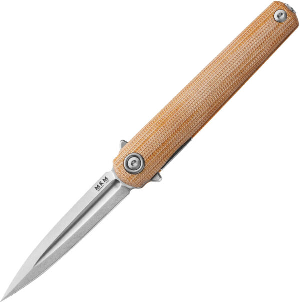 MKM-Maniago Knife Makers Flame Light Linerlock Natural (2.75")