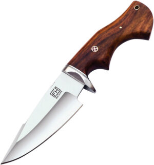 FH Knives Fixed Blade Brown Wood (5″)