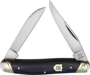 Rough Ryder Muskrat Denim Micarta
