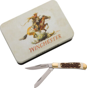 Winchester Stag Trapper In Tin