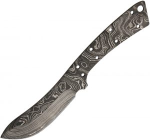 Alabama Damascus Steel Damascus Knife Blade (3.25″)