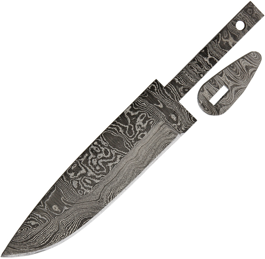 Alabama Damascus Steel Damascus Knife Blade (4.5")