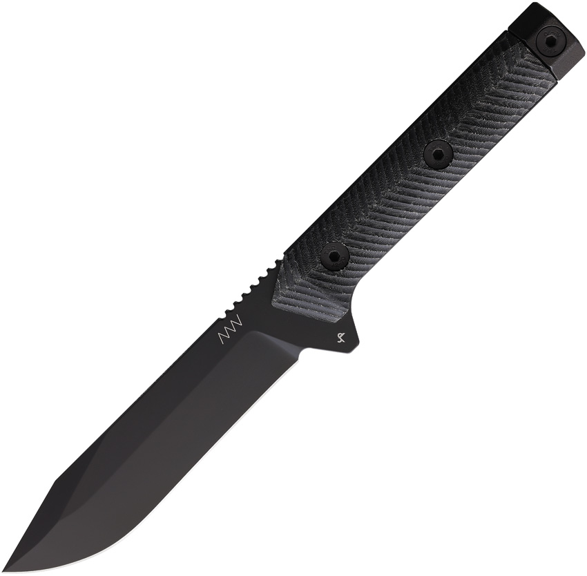 Acta Non Verba Knives M73 Kontos Fixed Blade Black (5.25")