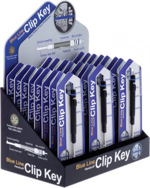 ASP Blue Line Clip Key Display