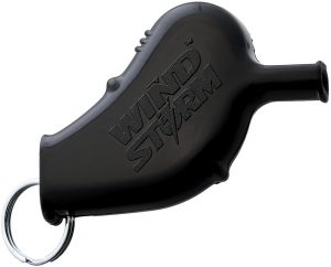All Weather Safety Whistle Windstorm Safety Whistle Blk