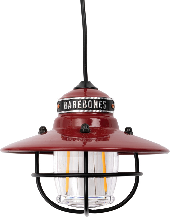 Barebones Living Edison Pendant Light Red Barebones Living Edison Pendant Light Red