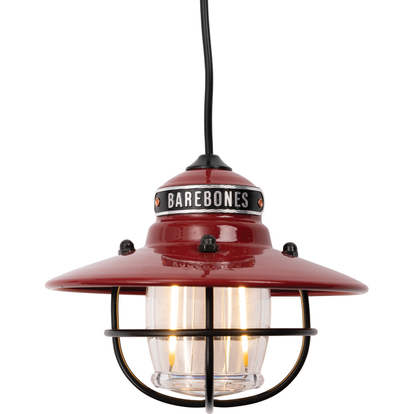 Barebones Living Edison Pendant Light Red Barebones Living Edison Pendant Light Red