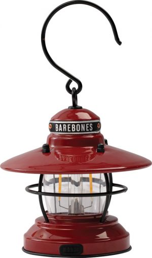 Barebones Living Edison Mini Lantern Red