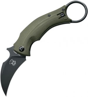 Bastinelli Creations Black Bird Linerlock OD Green (2.25″)