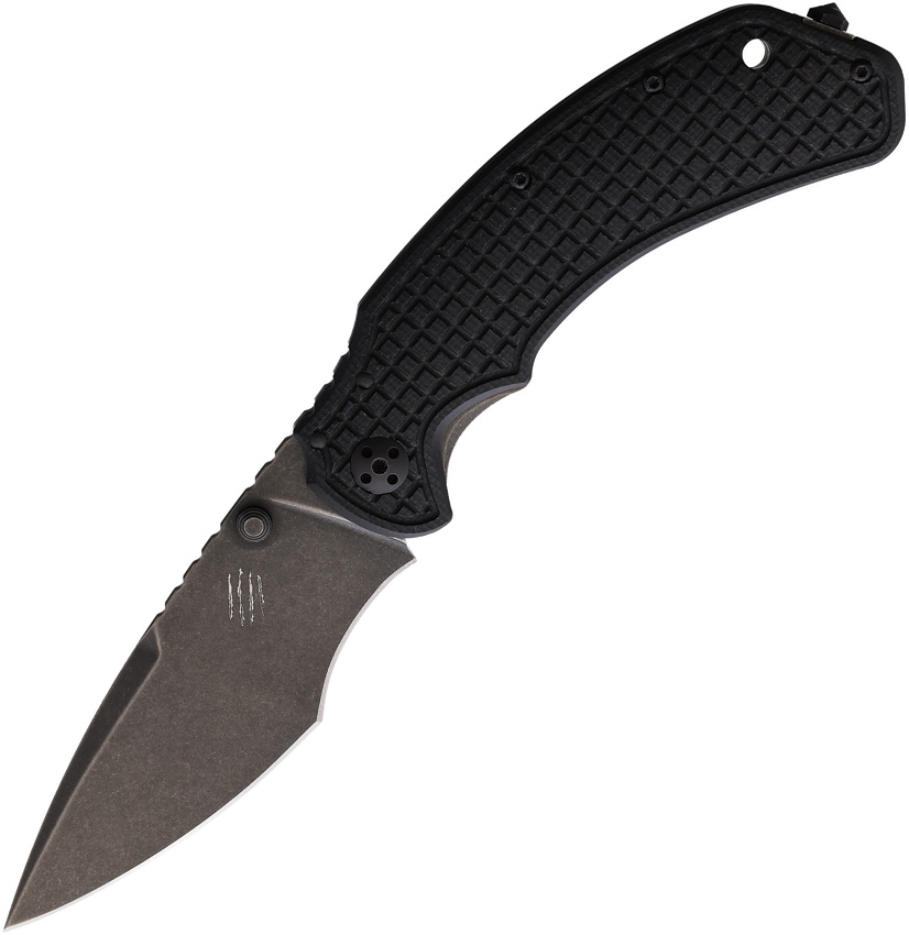 Bastinelli Creations Alpha 1 Framelock Knife Black (3.75") for sale