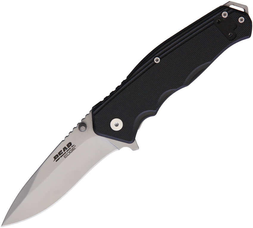 Bear Edge Sideliner Linerlock Black G10 (3.38") Bear Edge Sideliner Linerlock Black G10 (3.38")