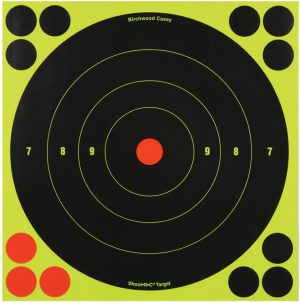 Birchwood Casey Shoot-NC 8in Bulls Eye Target