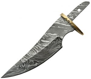 Knifemaking Damascus Blade With Sheath (4.5″)