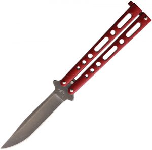 Benchmark Butterfly Red Stonewash (3.75″)