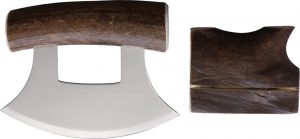 B Merry Ulu Caribou Antler Natural (5.75″)