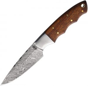 BucknBear Damascus Fixed Blade (3.5″)