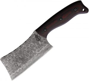 BucknBear Damascus Cleaver (5″)