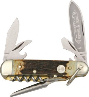 Boker Camp Knife Brown Stag