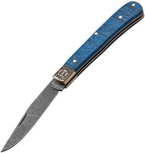 Boker 2021 Annual Folder Knife Blue Damascus (3.25″)