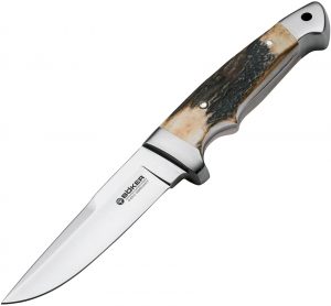 Boker Integral Fixed Blade Knife Stag (4.75″)