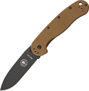 BRK Designed by ESEE Avispa Framelock Br/Blk D2 (3.5″)
