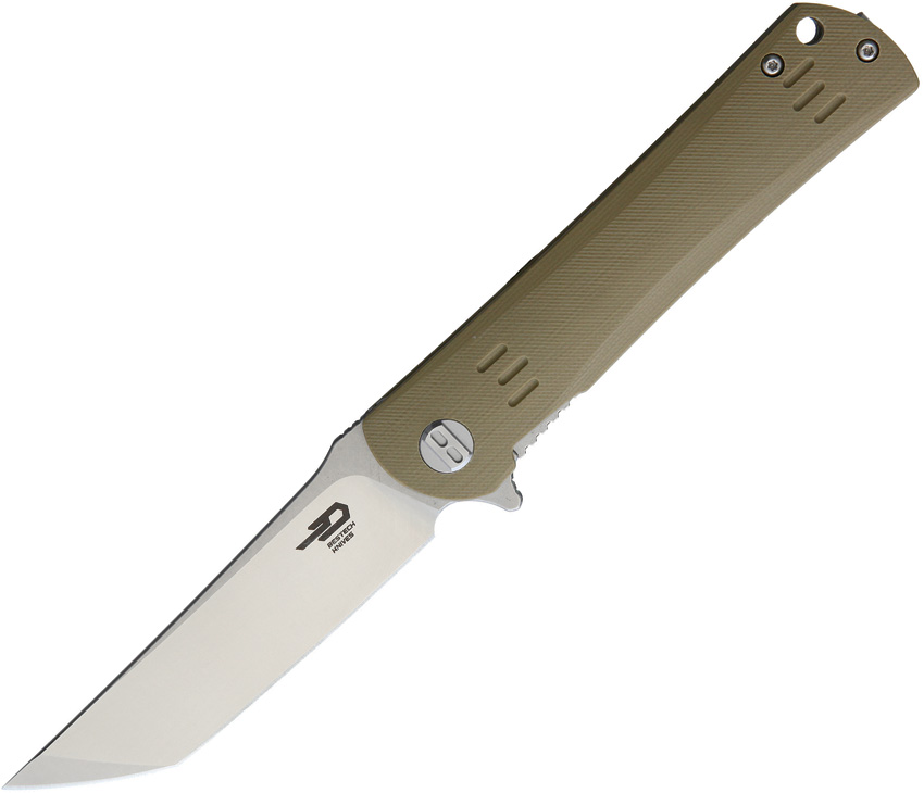Bestech Bestech Kendo , Bestech Bestech Kendo Linerlock Knife Tan (3.75")