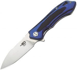Bestech Beluga Linerlock Knife Blue (3″)