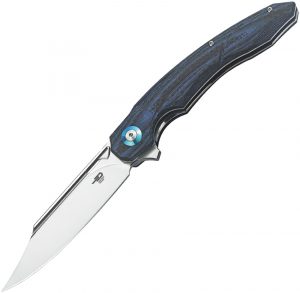 Bestech Fanga Linerlock Knife Blue (4″)