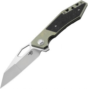 Bestech Knives Fractal Framelock Green (3.5″)