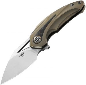 Bestech Nuke Framelock Knife Bronze (2.63″)