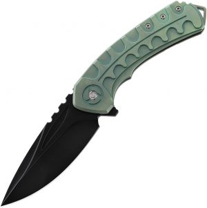 Bestech Buwaya Framelock Knife Green (3.5″)