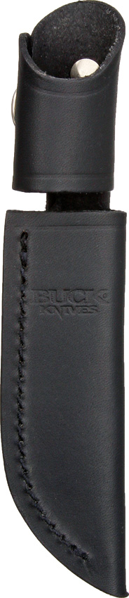 Buck Belt Sheath Black Leather