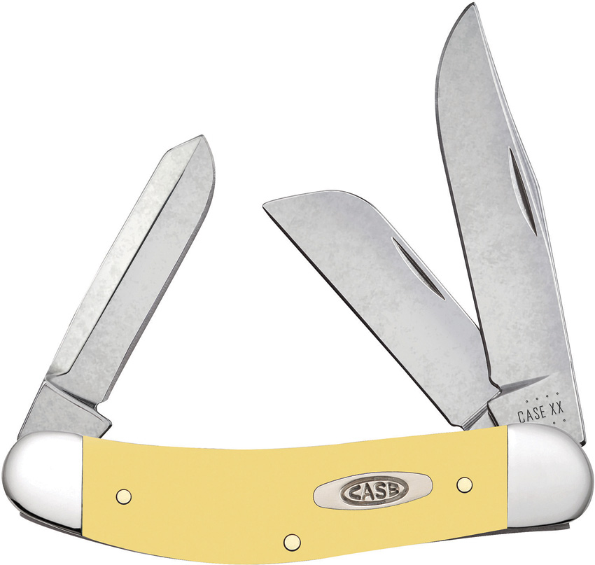 Case Cutlery Sowbelly Yellow Synthetic