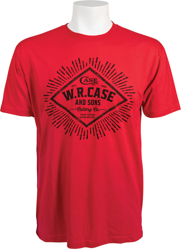 Case Cutlery T-Shirt Red Large