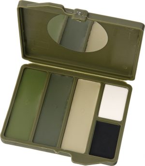 Camouflage Face Paint Woodland 5 Color Compact