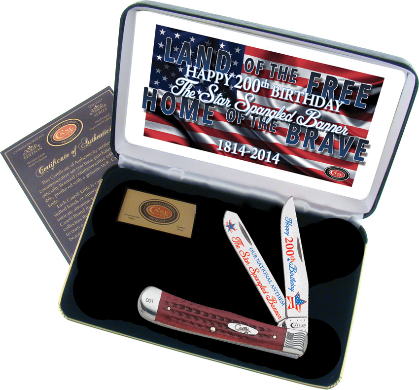 Case Cutlery Star Spangled Banner Trapper