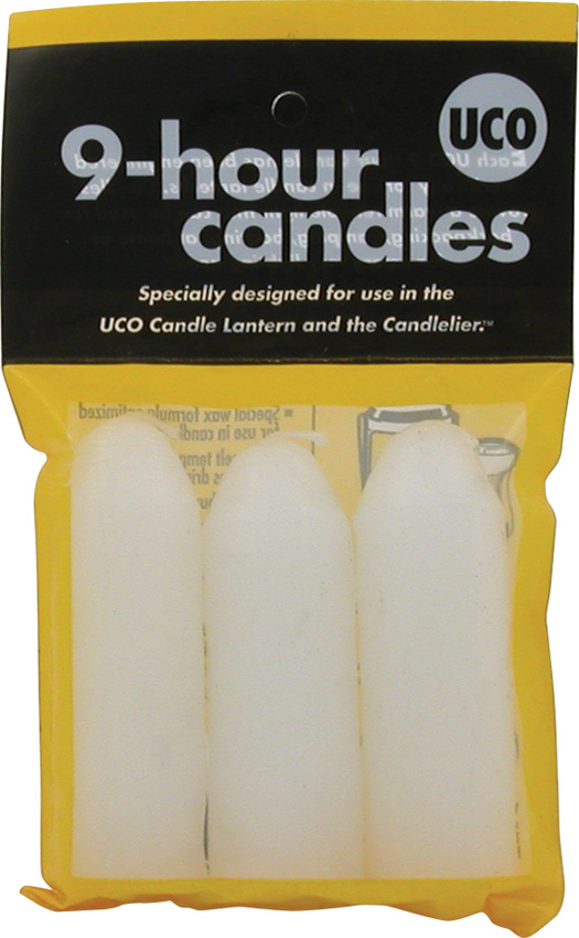 UCO 9-Hour Citronella Candles For Lanterns - 20 Pack Of Long-Burning Outdoor Camping Candles