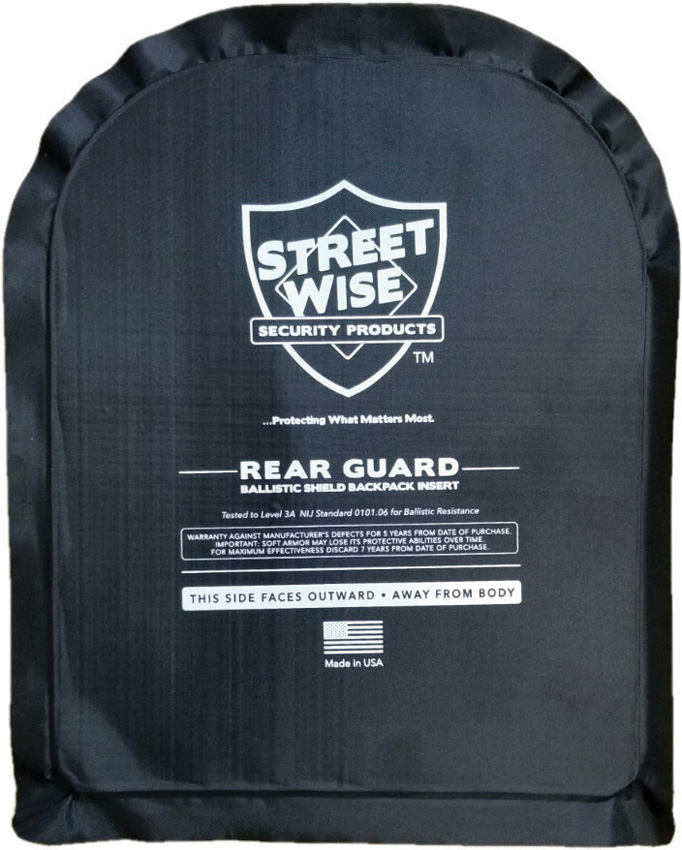 Streetwise Products 8x10 Rear Guard Ballistic Shie