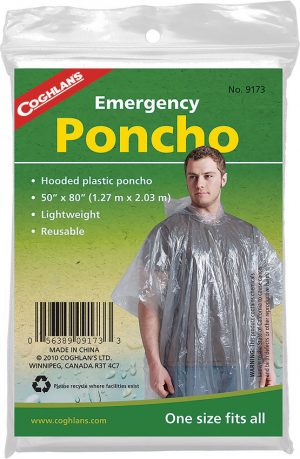 Coghlan’s Emergency Poncho 24pk
