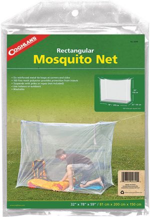 Coghlan’s Rectangular Mosquito Net White