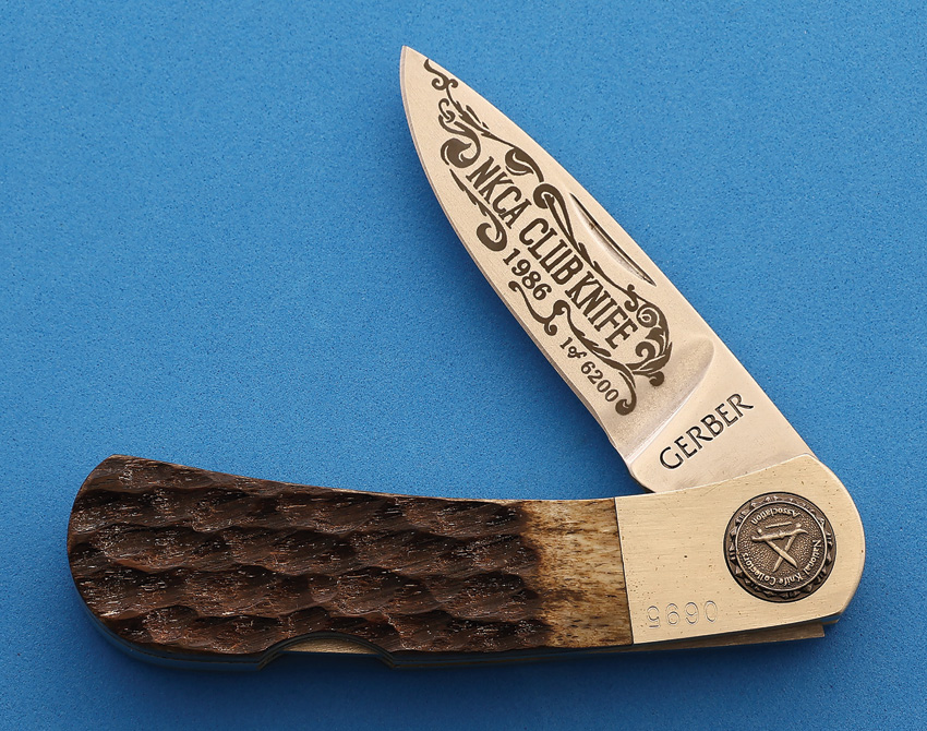 Gerber 1986 NKCA Club Knife. Gerber 1986 NKCA Club Knife.