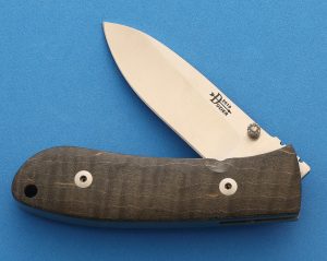 Bob Dozier Custom Folder Knife Gray Maple