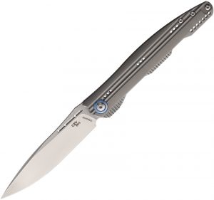 CH KNIVES Journey Framelock Gray M390 (3.5″)