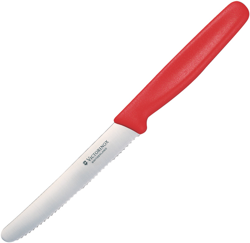 Victorinox Steak Knife Serrated Red (4.25")
