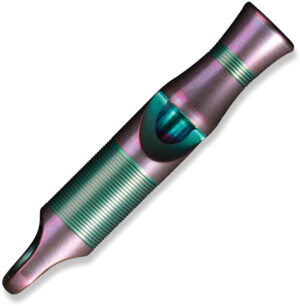 We Knife Co Ltd Titanium Whistle Purple Cord