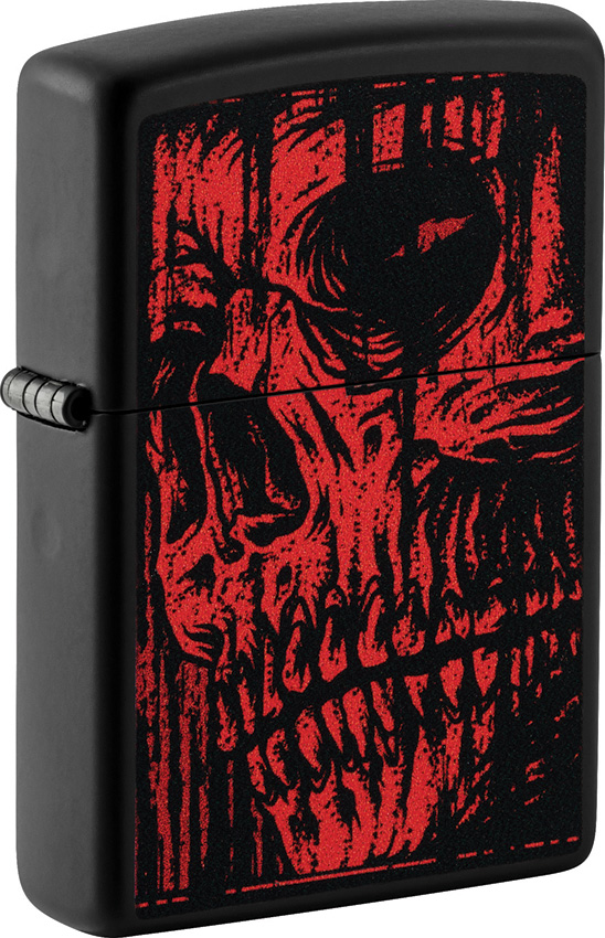 Zippo Red Skull Design Lighter